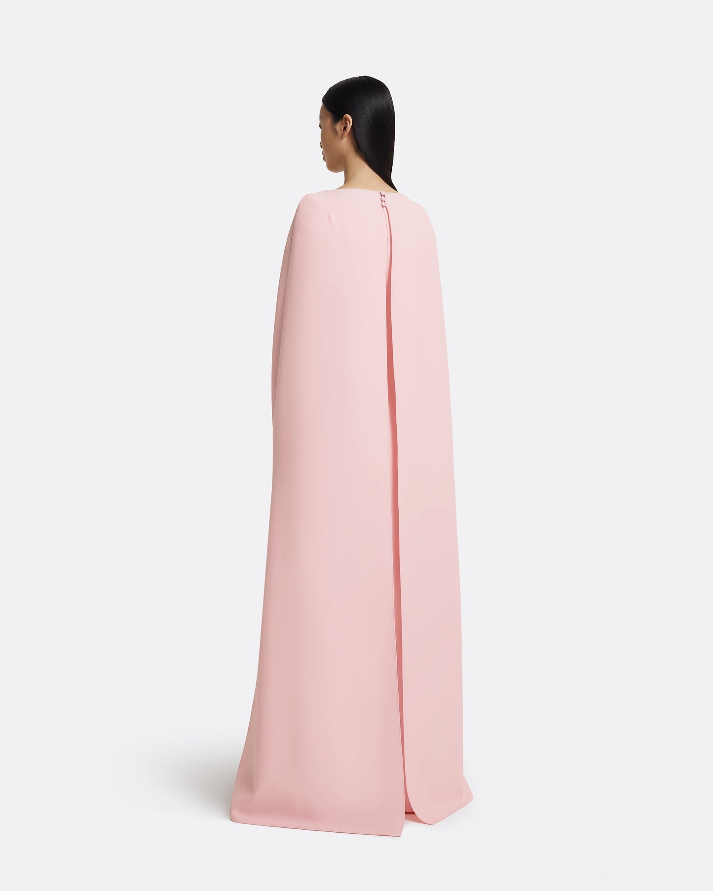 Yuna Long Dress in Lychee with Silver