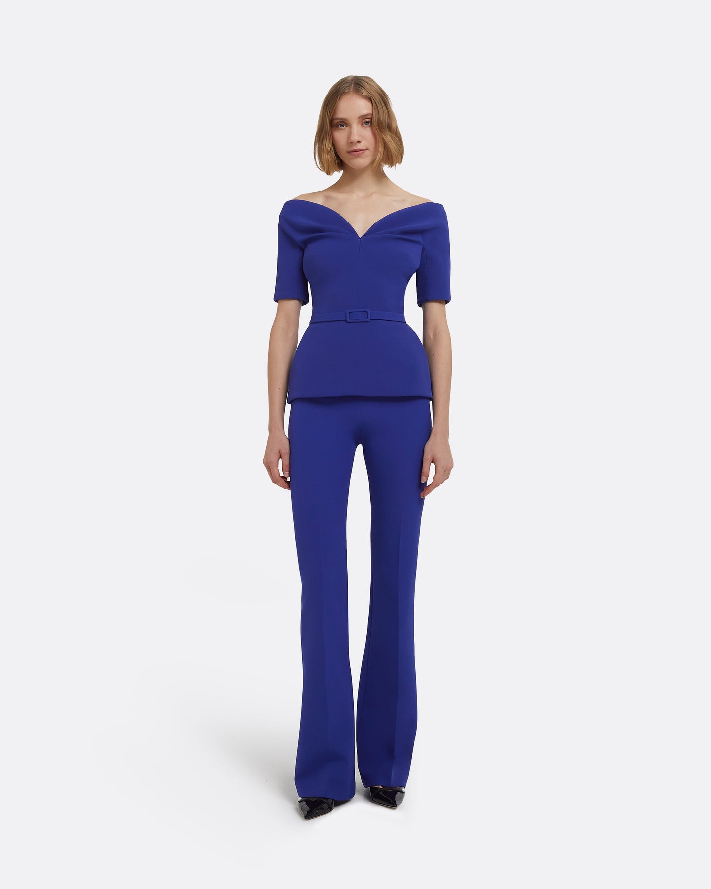 Lyddie Top in Skiathos Blue