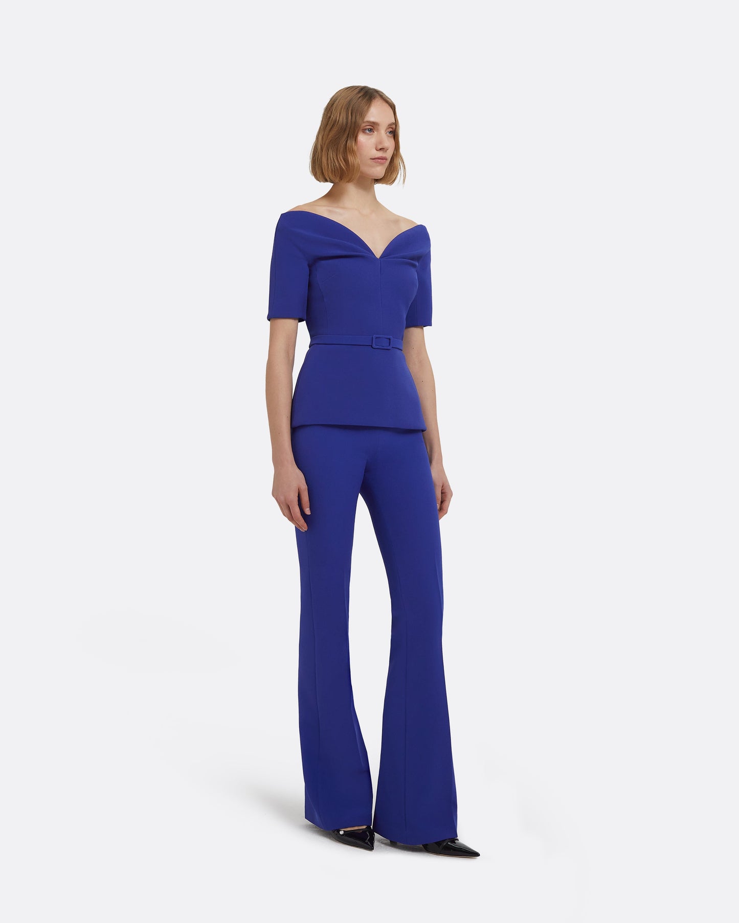 Lyddie Top in Skiathos Blue