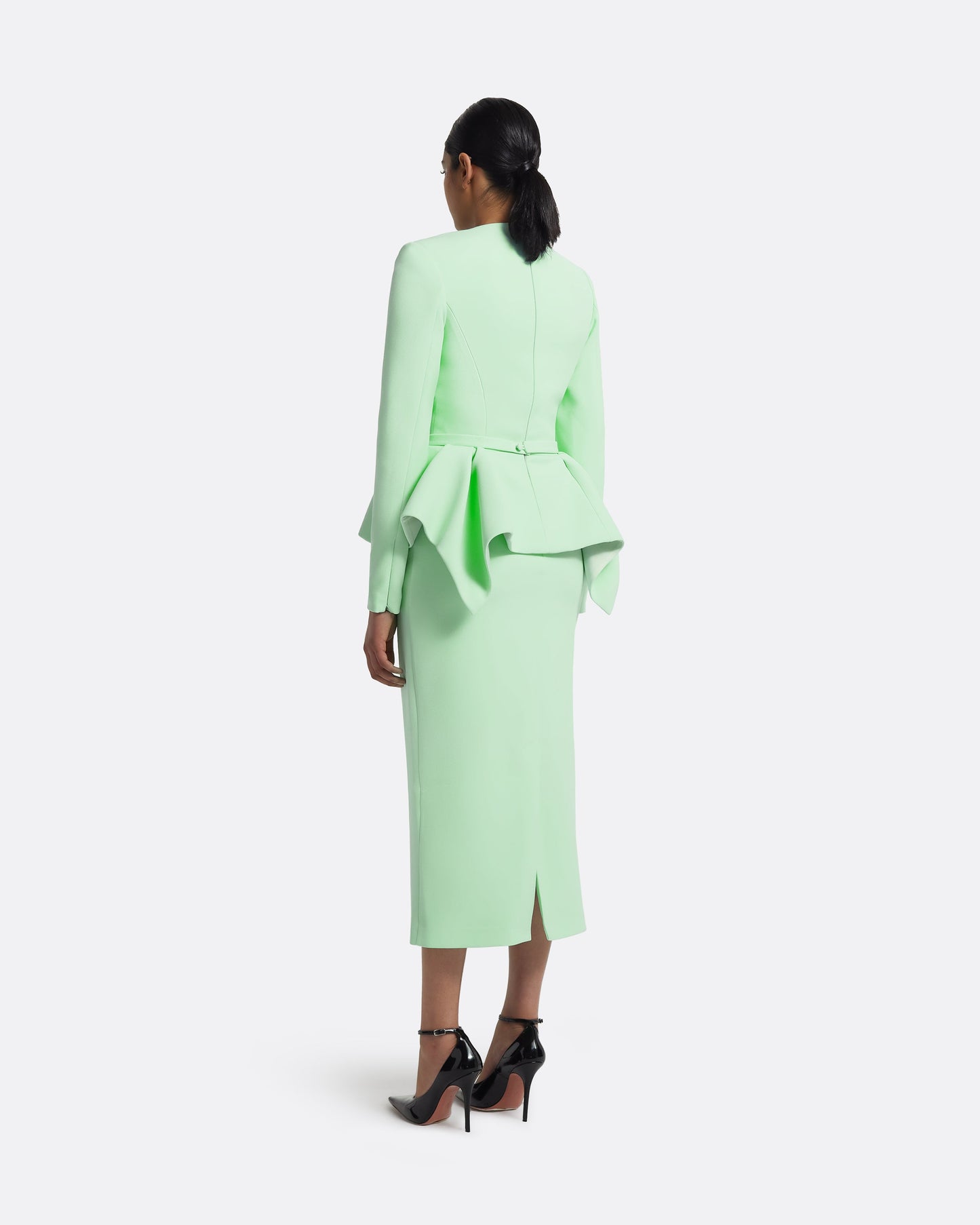 Midori Top in Brook Green with Silver