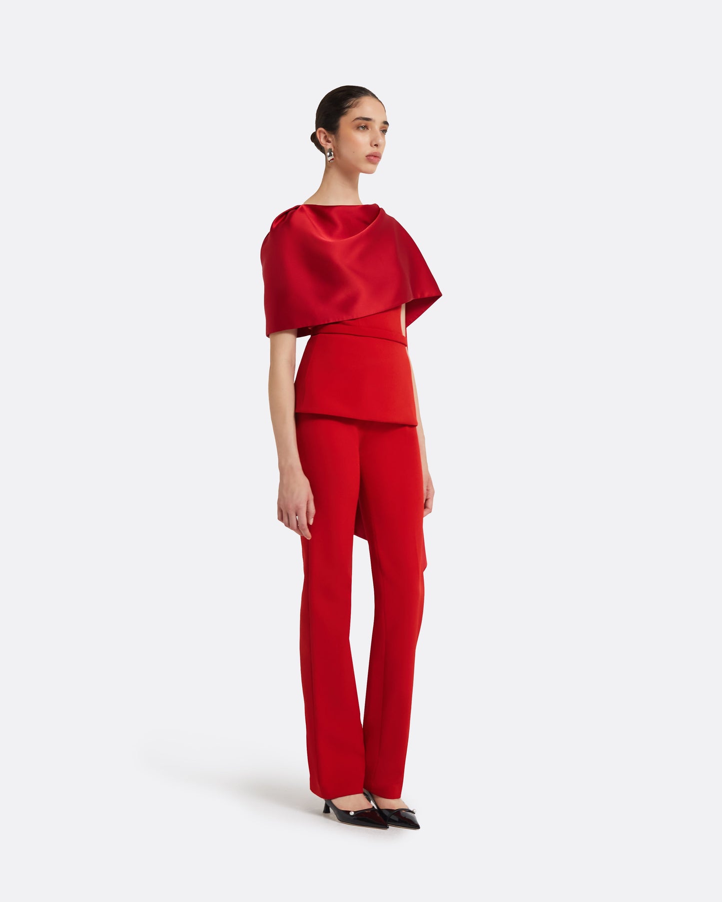 Evangeline Dazzling Red Top